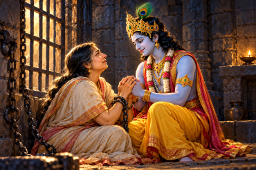 Devaki’s Question – Krishna’s Smile